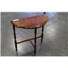 Image 1 : VINTAGE WOOD D-TABLE
