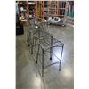 Image 1 : FOUR METAL BAR HEIGHT STOOLS
