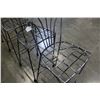 Image 2 : FOUR METAL BAR HEIGHT STOOLS
