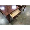 Image 2 : TWO MAHOGANY SIDE TABLES