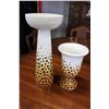 Image 1 : TWO UNUSUAL ITALIAN POTTERY VASES
