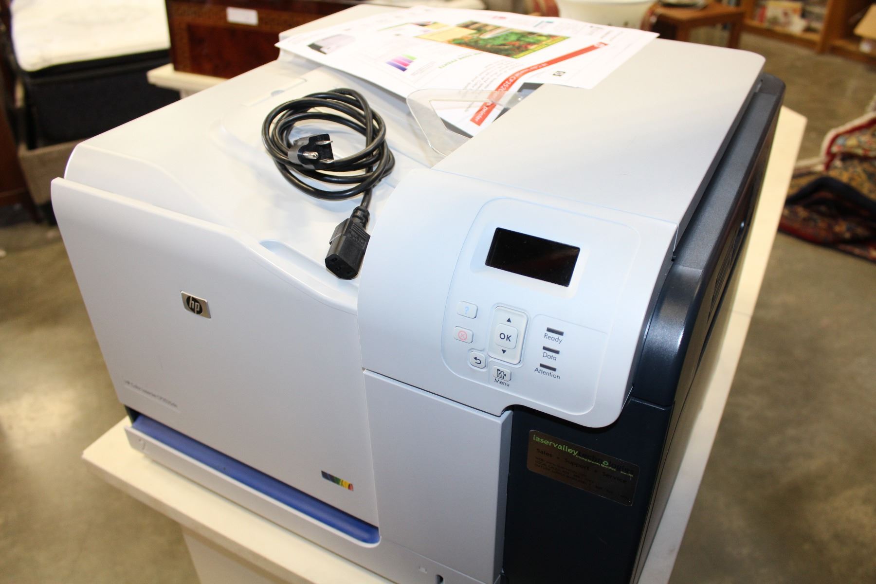 LASERJET 3525 HP DELUXE PRINTER WITH CORD laserjet-3525-hp-deluxe-printer-with-cord