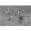 Image 1 : ETCHED MURANO GLASS BOWL AND HAND BLOWN IRREDESCENT GLASS DECOR