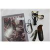 Image 2 : SIGNED REMINGTON AD AND KNIFE AND SLING SHOT AND BULLET CASE NECKLACE