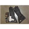 Image 1 : LADIES HARLEY DAVIDSON LEATHER GLOVES AND CUBAN LICENSE PLATE