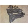 Image 2 : LADIES HARLEY DAVIDSON LEATHER GLOVES AND CUBAN LICENSE PLATE