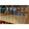 Image 2 : COLOURED GLASS STEMWARE