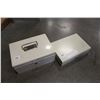 Image 1 : 2 SMALL METAL LOCKBOXES W/KEYS