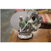 Image 1 : LARGE ITALIAN PORCELAIN FIGURAL LAMP