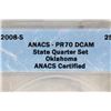 Image 3 : 2008-S OKLAHOMA QUARTER ANACS PR70 DCAM