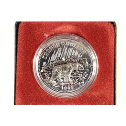 1980 CANADA POLAR BEAR SILVER DOLLAR PF