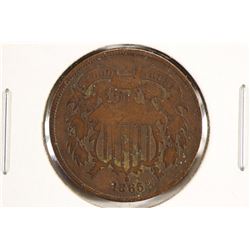 1865 US TWO CENT PIECE