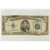 Image 1 : 1934-B $5 SILVER CERTIFICATE BLUE SEAL WITH INK