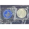 Image 1 : 1971-S  IKE SILVER DOLLAR UNCIRCULATED (BLUE PACK)