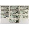 Image 1 : 10 PIECES WWII JAPANESE GOVERNMENT 10 PESOS