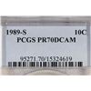 Image 3 : 1989-S ROOSEVELT DIME PCGS PR70 DCAM