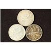 Image 1 : 1957,65 & 1966 CANADA SILVER 25 CENTS