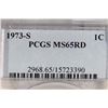 Image 3 : 1973-S LINCOLN CENT PCGS MS65RD