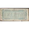 Image 2 : 1864 $50 Confederate States of America Note
