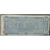 Image 2 : 1864 $10 Confederate States of America Note