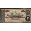 Image 1 : 1864 $20 Confederate States of America Note