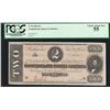 Image 1 : 1864 $2 Confederate States of America Note T-70 PCGS Choice About New 55