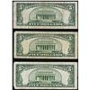 Image 2 : Lot of (3) 1934 $5 Silver Certificate Notes