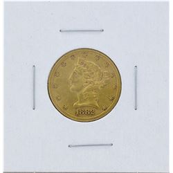 1882-S $5 Liberty Head Half Eagle Gold Coin