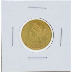 1880-S $5 Liberty Head Half Eagle Gold Coin