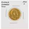 1910-P Australia Sovereign Gold Coin