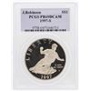 Image 1 : 1997-S $1 Jackie Robinson Commemorative Silver Dollar Coin PCGS PR69DCAM