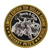 Image 1 : .999 Silver Whiskey Petes Casino Jean, Nevada $10 Limited Edition Gaming Token
