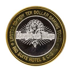 .999 Silver Rio Suite Hotel & Casino $10 Casino Limited Edition Gaming Token