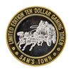 Image 1 : .999 Silver Sam's Town Las Vegas $10 Casino Limited Edition Gaming Token