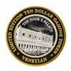 Image 1 : .999 Silver The Venetian Las Vegas Nevada $10 Casino Limited Edition Gaming Toke