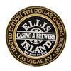 Image 2 : .999 Silver Ellis Island Casino & Brewery Las Vegas $10 Limited Edition Gaming T