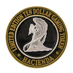 .999 Silver Hacienda Hotel & Casino Las Vegas $10 Limited Edition Gaming Token