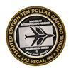 Image 2 : .999 Silver McCarran International Airport $10 Casino Limited Edition Gaming Tok