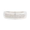 Image 1 : 14KT White Gold Men's 0.25ctw Diamond Wedding Band