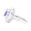 Image 3 : 14KT White Gold Ladies 2.46ct Tanzanite and Diamond Ring