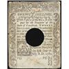 Image 1 : July 5, 1780 Connecticut Twenty Shillings Colonial Currency Note