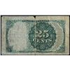 Image 2 : 1874 Twenty Five Cents Fifth Issue Fractional Currency Note