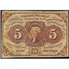 Image 1 : 1862 Five Cent First Issue Fractional Note