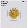Image 1 : 1853 $2 1/2 Liberty Head Quarter Eagle Gold Coin