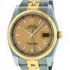 Image 1 : Rolex Mens 18KT Two Tone DateJust Wristwatch