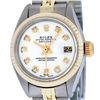 Image 2 : Rolex Ladies Two Tone 14KT Yellow Gold Diamond Datejust Wristwatch