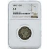 Image 1 : 1897-S Barber Silver Quarter Coin NGC G4