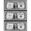 Image 1 : Lot of (3) 1935E $1 Silver Certificate Notes Choice Uncirculated