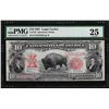 Image 1 : 1901 $10 Bison Legal Tender Note PMG VF25