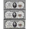 Image 1 : Lot of (3) 1929 $20 Federal Reserve Bank of New York National Currency Notes